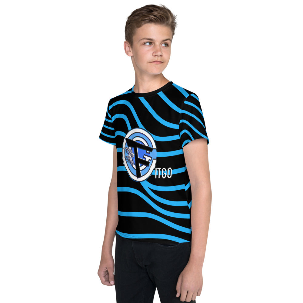 Boy's Fitgo Deep Waves T-Shirt
