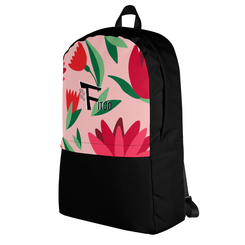 Girl's Fitgo Red Rose Backpack