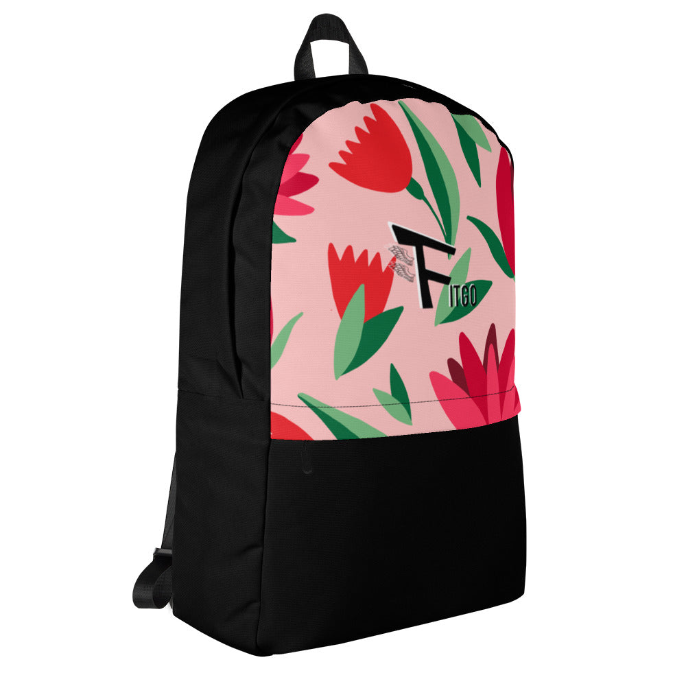 Girl's Fitgo Red Rose Backpack