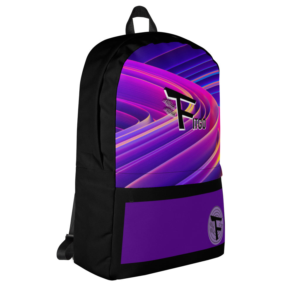 Boy's Fitgo Purple Space Backpack