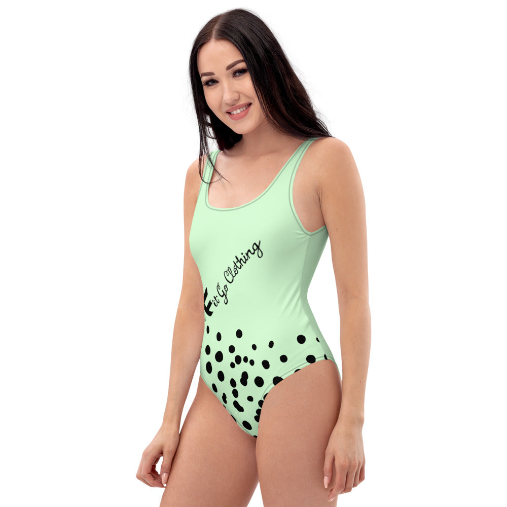 Women's Fitgo Dot One-Piece Swimsuit