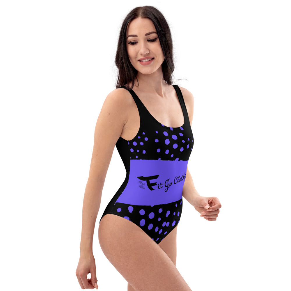 Women's Fitgo Polka One-Piece Swimsuit