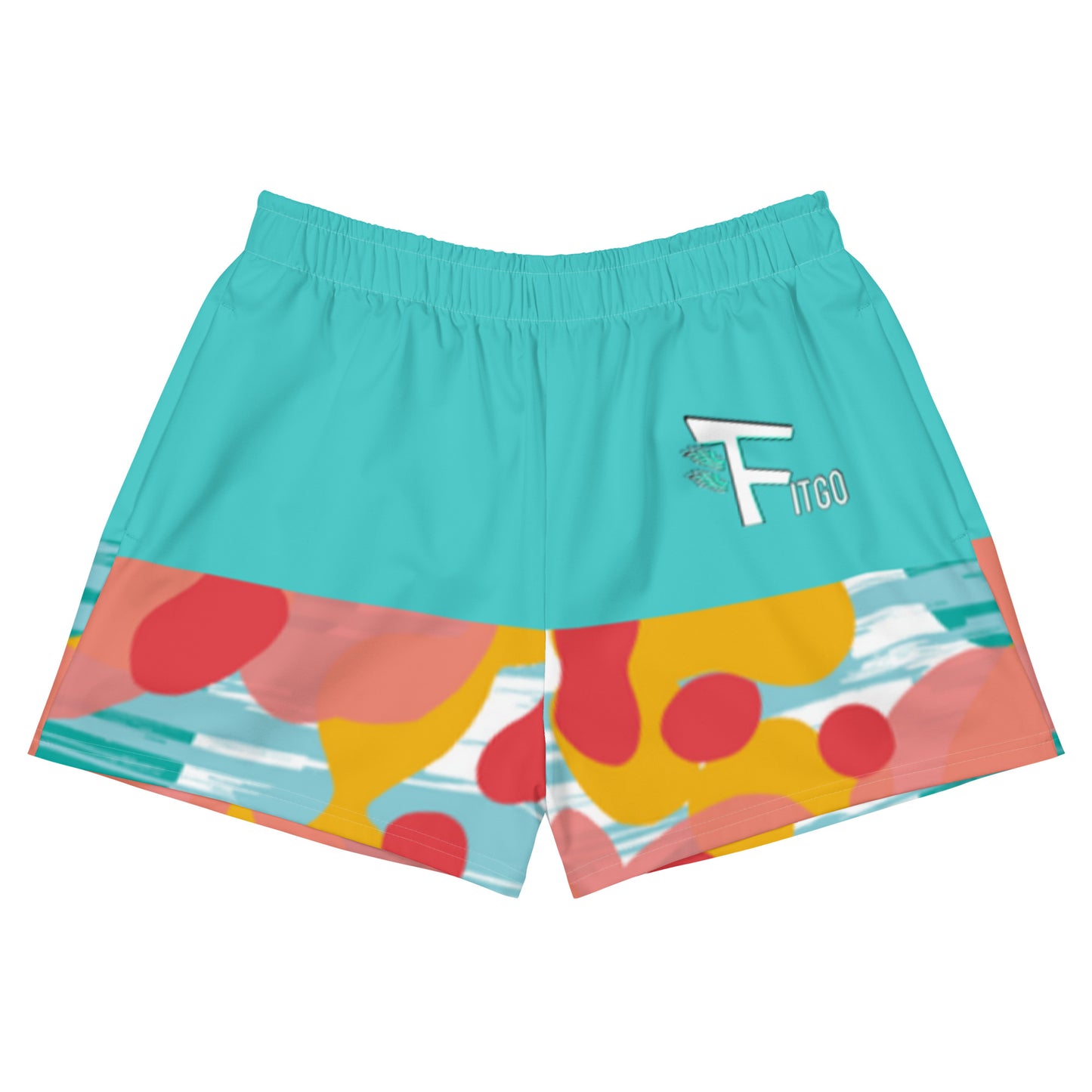 Women's Fitgo Colorful Life Athletic Shorts