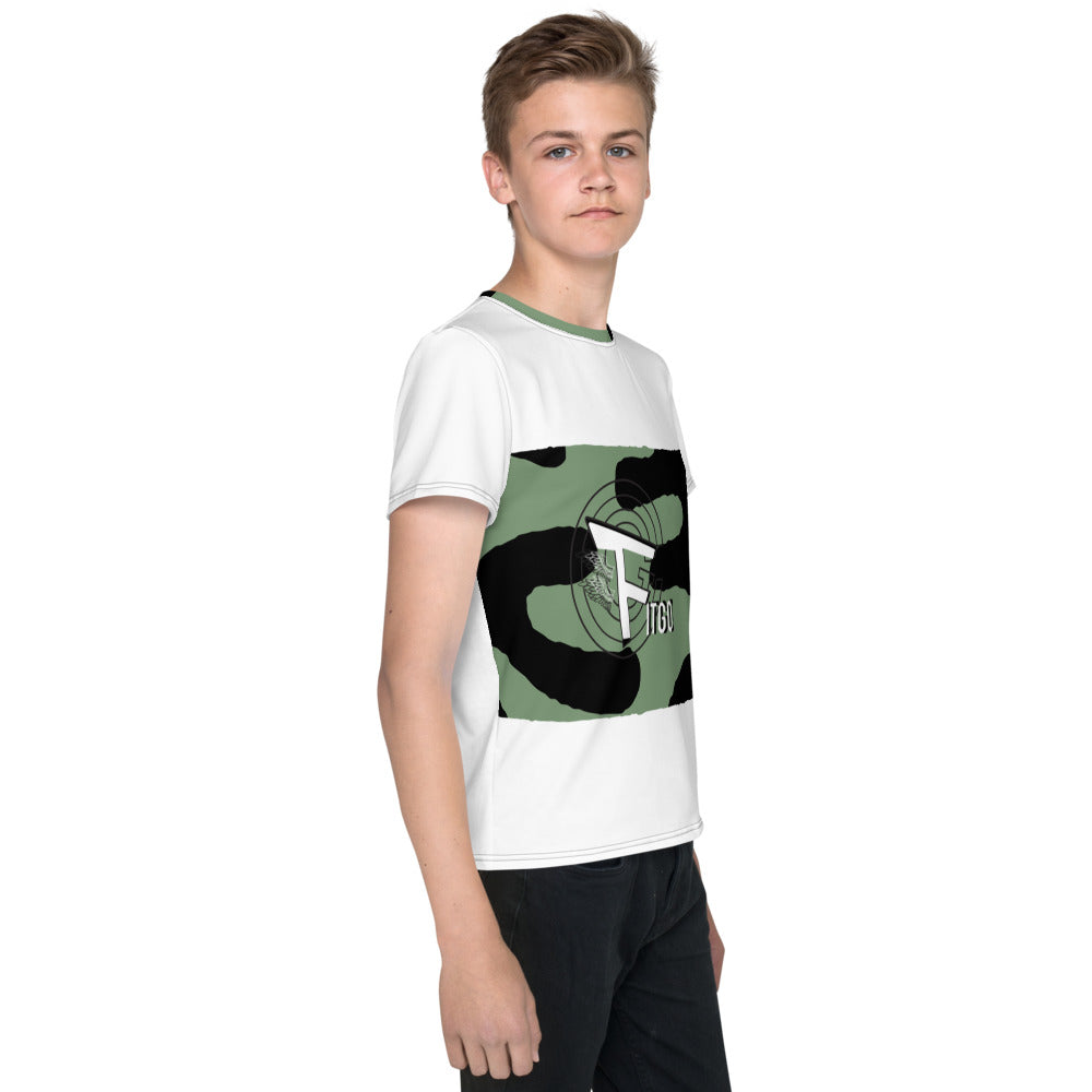 Boy's Fitgo Shield Camo T-Shirt