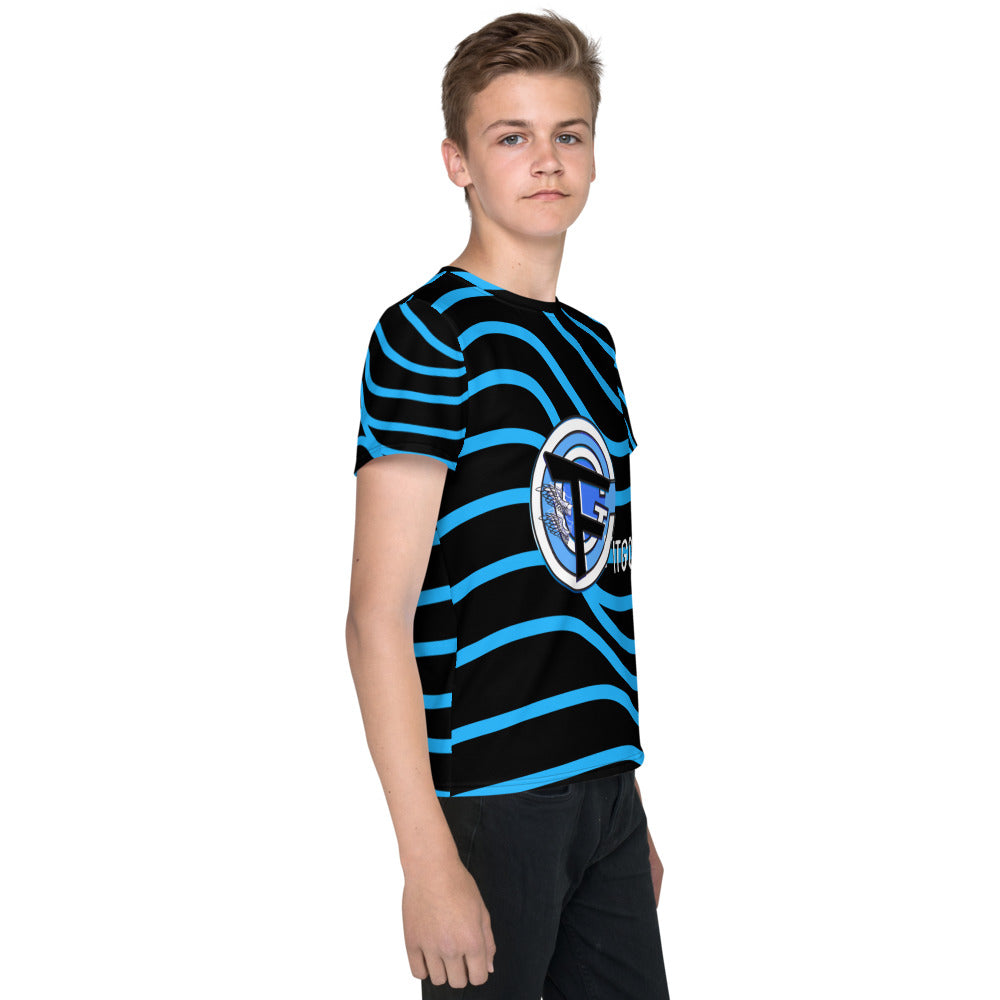 Boy's Fitgo Deep Waves T-Shirt