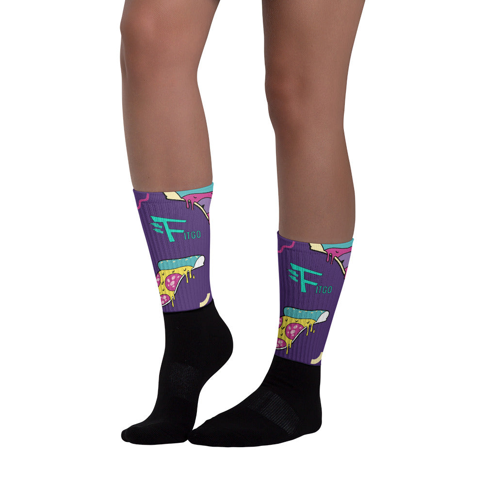 Men's Fitgo Pizza Party Socks