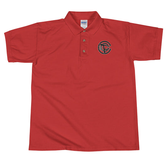 Men's Fitgo Double Embroidered Polo Shirt