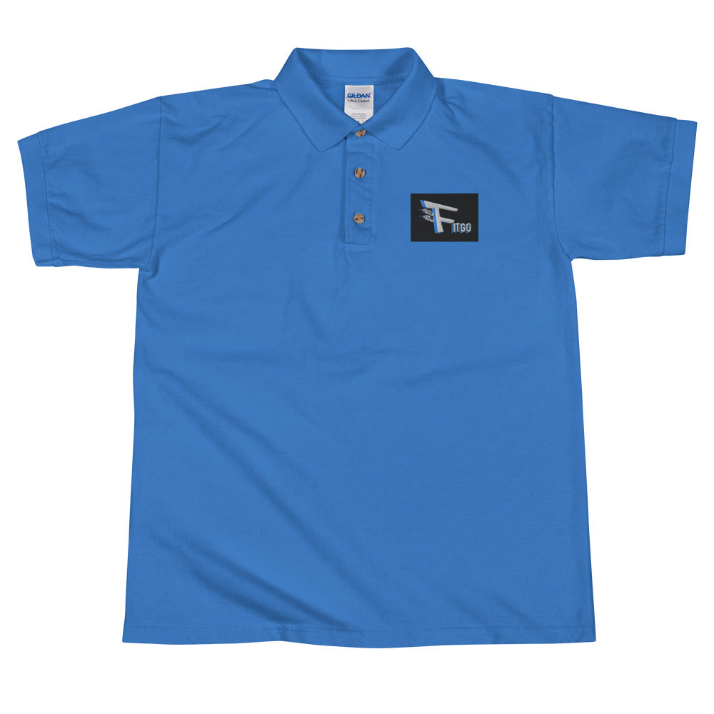 Men's Fitgo Shadowed Embroidered Polo Shirt