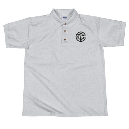 Men's Fitgo Double Embroidered Polo Shirt