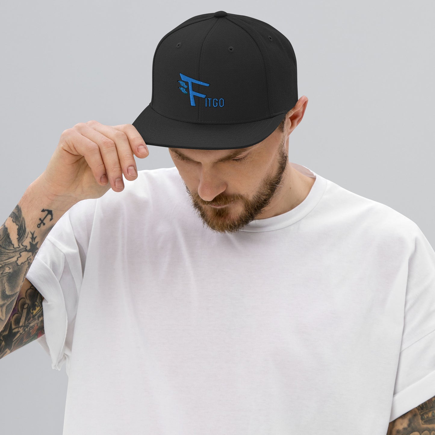 Men's Fitgo Stitched Snapback Hat